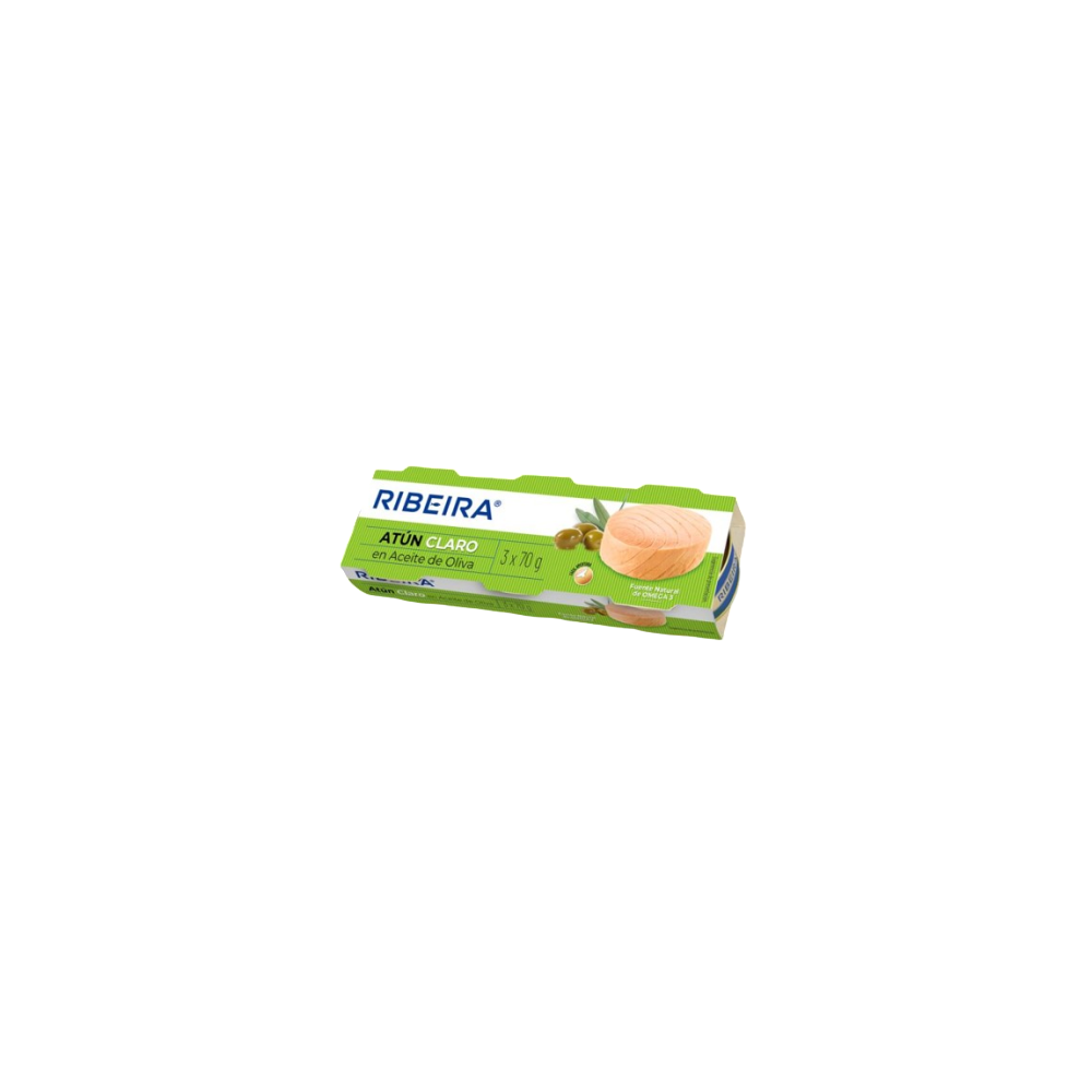ATUN RIBEIRA A/OLIVA 52 GR PACK-3 UD