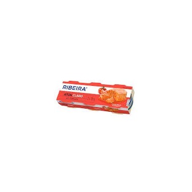 ATUN RIBEIRA CLARO C/TOMATE 52 GR PACK-3 UD