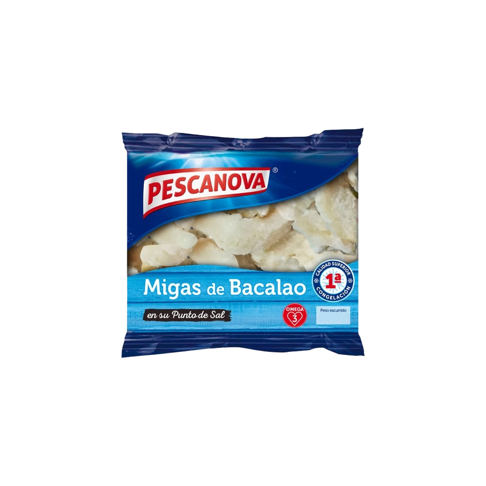 BACALAO PESCANOVA MIGAS AL PUNTO DE SAL P/900 GR