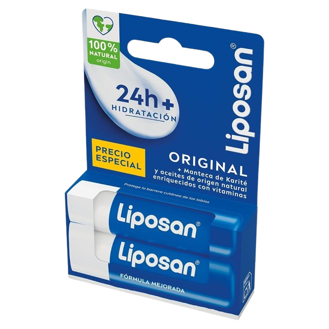 BALSAMO LABIAL LIPOSAN ORIGINAL PACK-2 UD