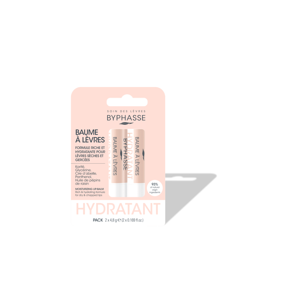 BALSAMO LABIAL BYPHASSE HIDRATANTE PACK-2UD
