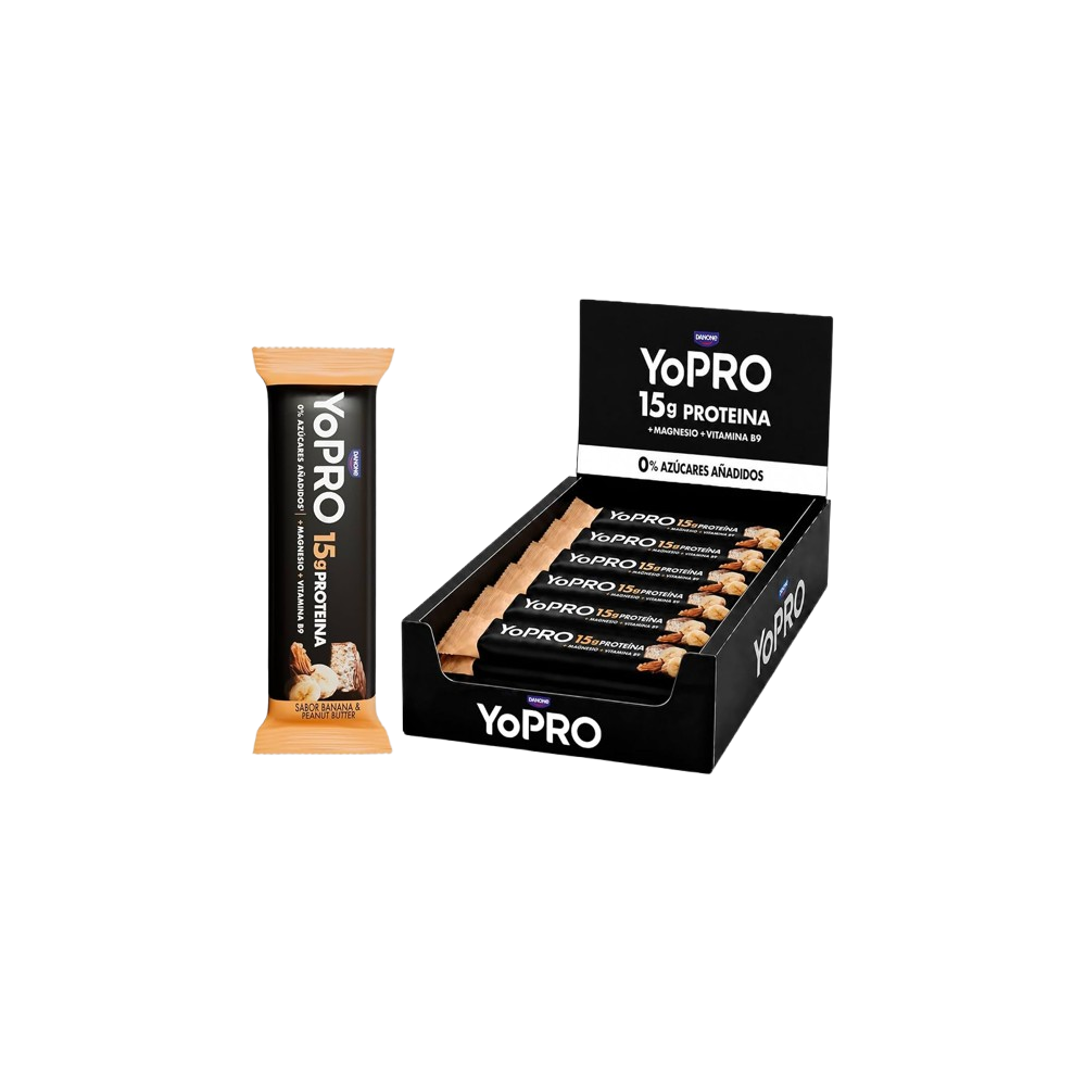 DANONE YOPRO BARRITA PEANUT/PLATANO  B/45GR