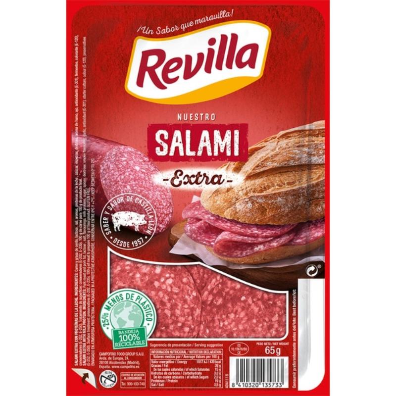 SALAMI LONCHA C/39075 EXTRA REVILLA B/65 GR (1€)