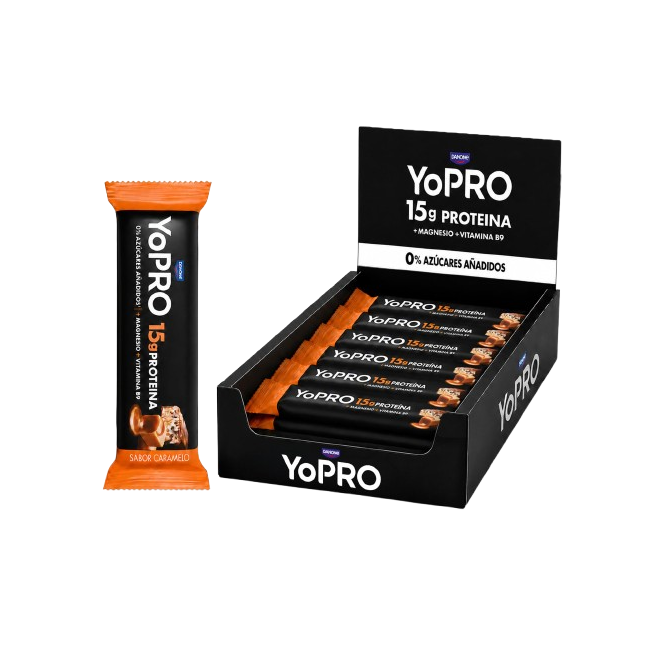 DANONE YOPRO BARRITA CARAMELO B/45GR