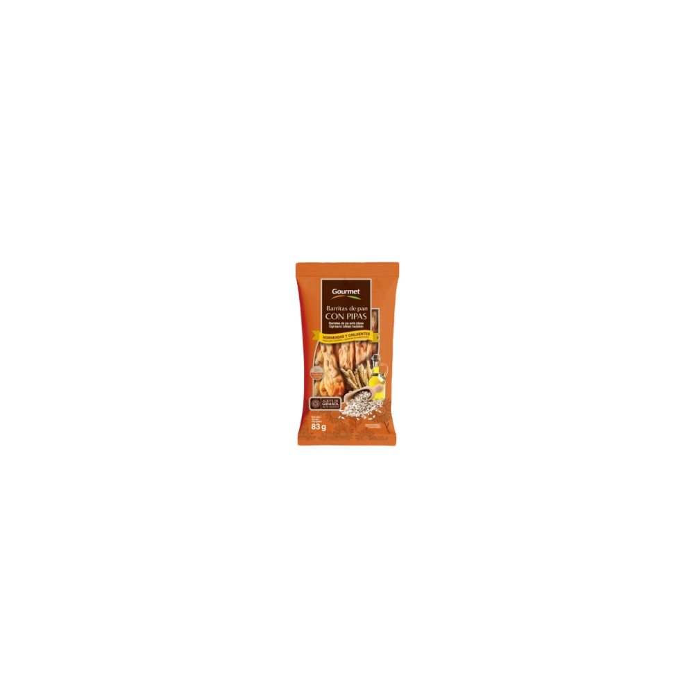 PAN BARRITA GOURMET CON PIPAS B/83 GR