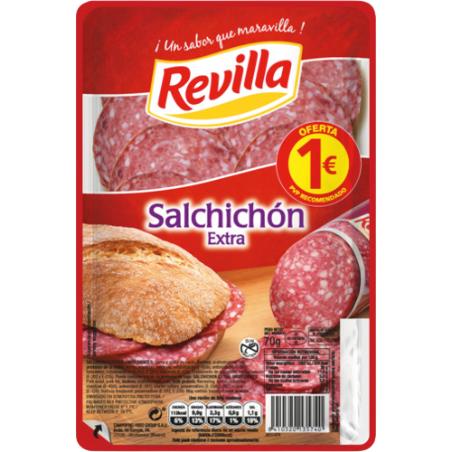 SALCHICHON LONCH EXTRA REVILL C/39077 (1€) B/65G