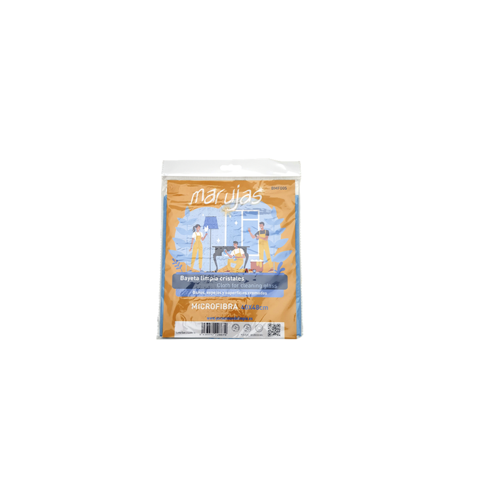 BAYETA MICROFIBRAS CRISTAL MARUJA AZUL PAQ/1UD.