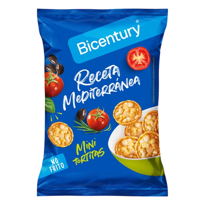 BICENTURY MINI TORTITAS MEDITERRANEAS B/70 GR