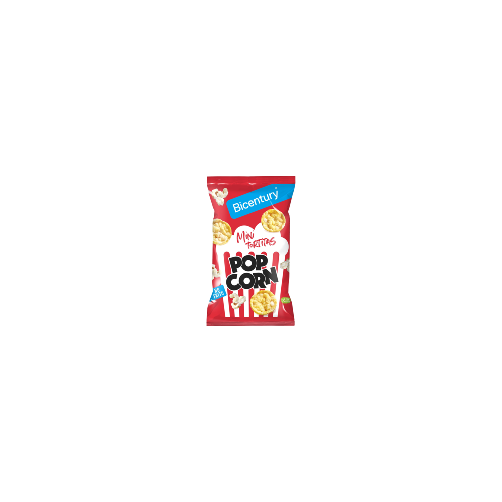 BICENTURY MINI TORTITAS POP CORN B/70 GR