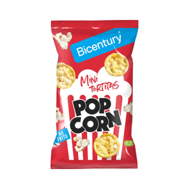 BICENTURY MINI TORTITAS POP CORN B/70 GR