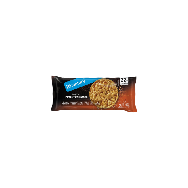 BICENTURY TORTITAS PROTEINA PIMENTON P/82GR