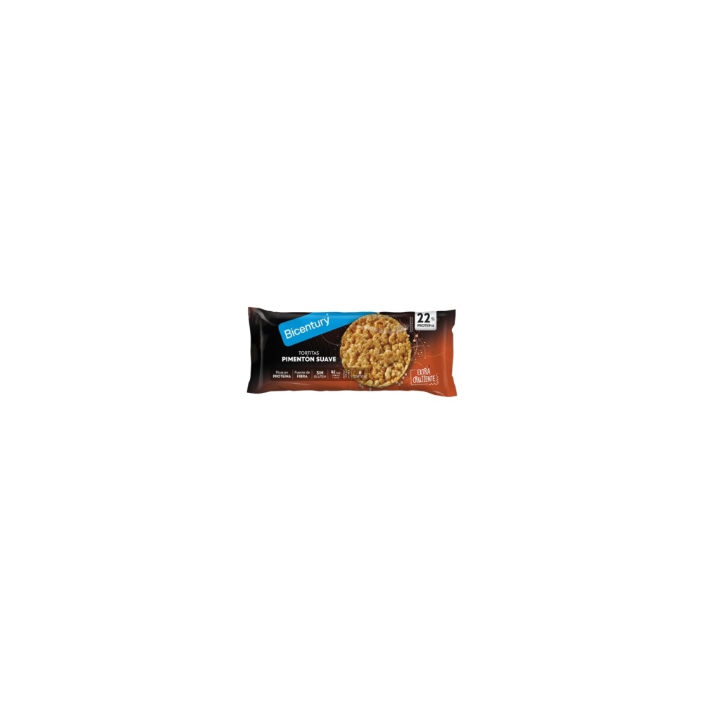 BICENTURY TORTITAS PROTEINA PIMENTON P/82GR