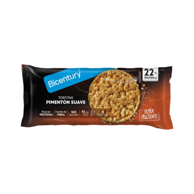 BICENTURY TORTITAS PROTEINA PIMENTON P/82GR