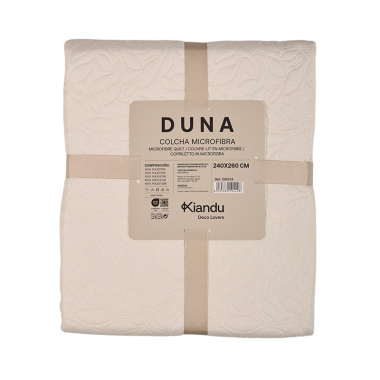COLCHA BOUTI DUNA 240X260 CRUDO UNIDAD