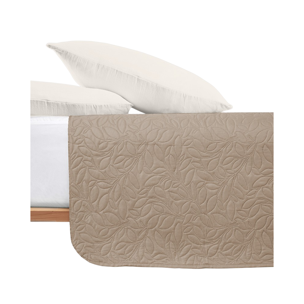 COLCHA BOUTI DUNA 180X260 ALMENDRA UNIDAD