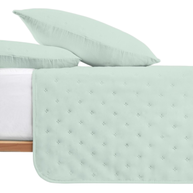 COLCHA BOUTI DAYLI 180X250 AQUA UNIDAD
