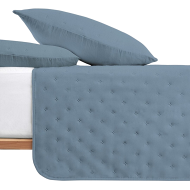COLCHA BOUTI DAYLI 180X250 INDIGO UNIDAD