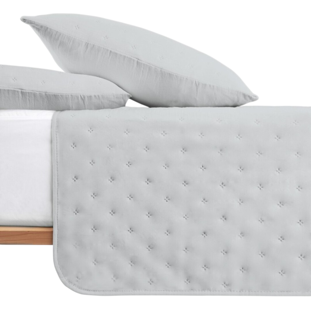 COLCHA BOUTI DAYLI 240X250 PERLA UNIDAD