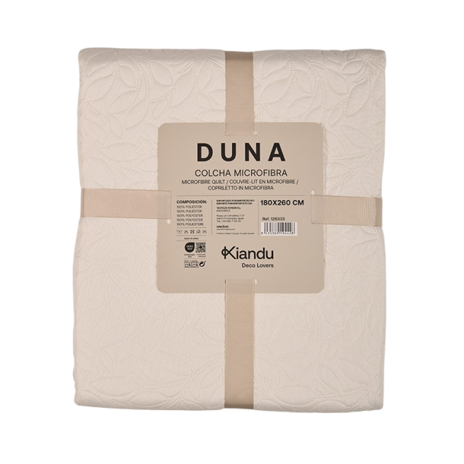 COLCHA BOUTI DUNA 180X260 CRUDO UNIDAD