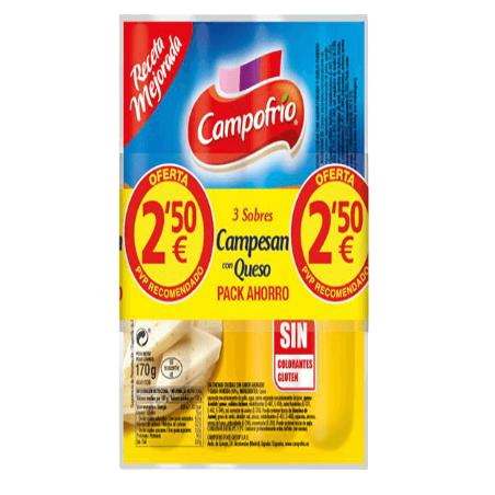 SALCH.C/38258 CAMPESAN CON QUESO CAMPF 170 GRX3 UD