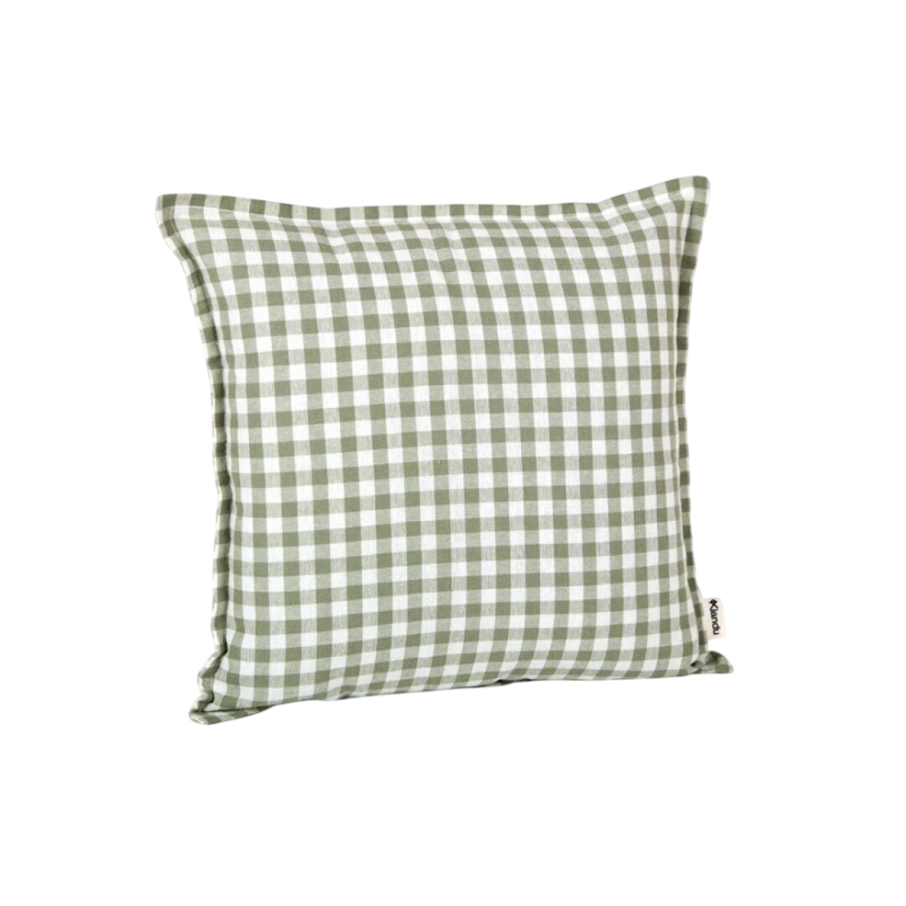 FUNDA COJIN 40X40 VICHY VERDE MAR UNIDAD