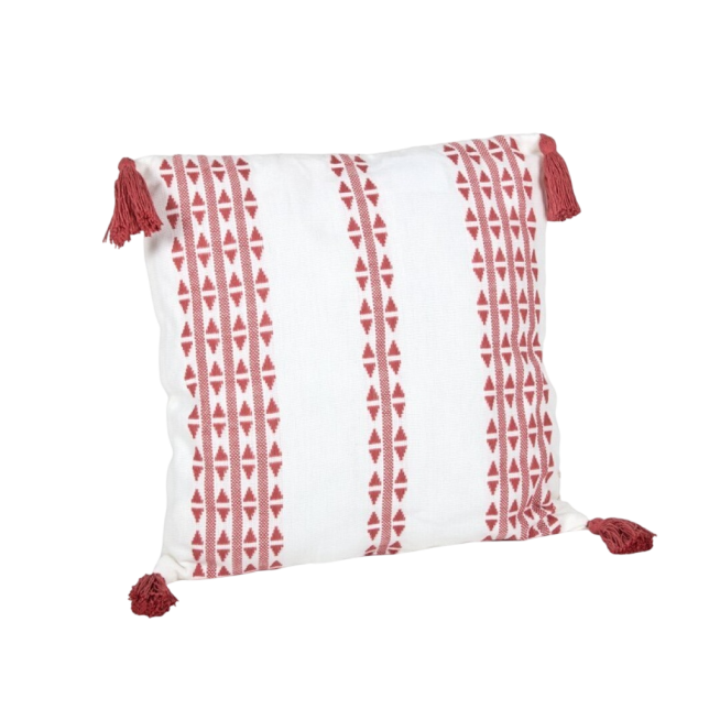 FUNDA COJIN 40X40 BORLA CORAL UNIDAD
