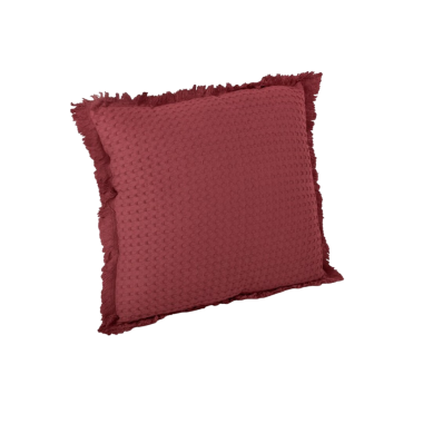 COJIN WAFFLE 45X45 COLOR BURDEOS UNIDAD