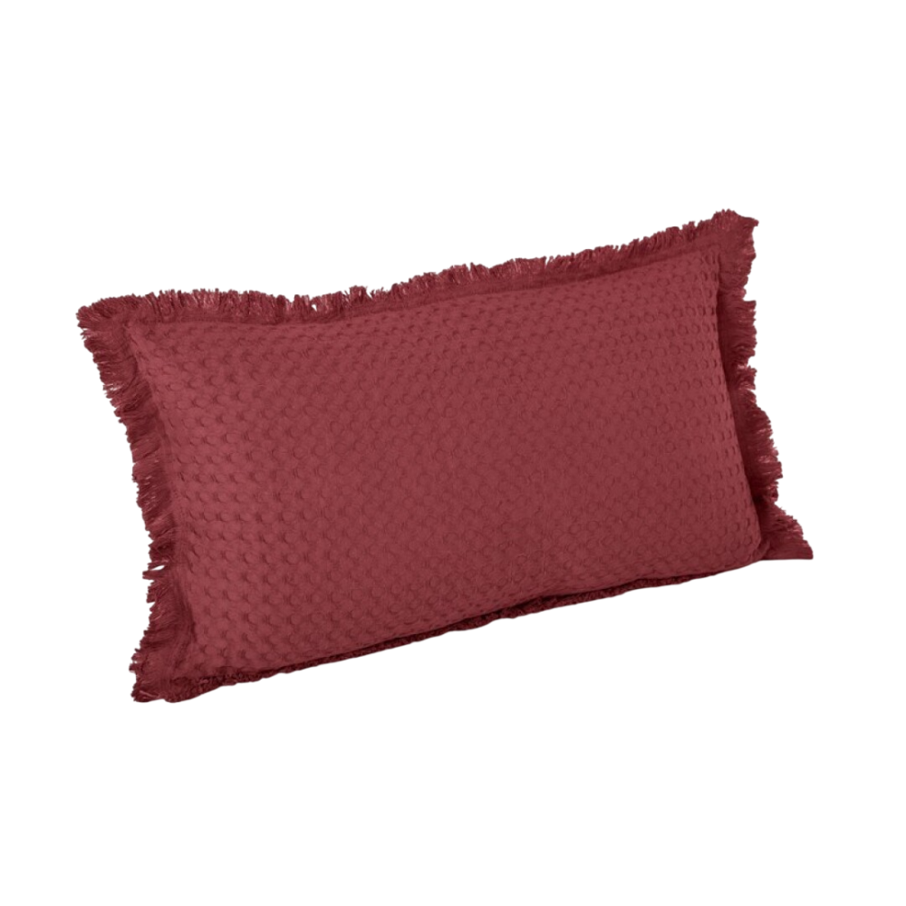 COJIN WAFFLE 30X50 BURDEOS UNIDAD