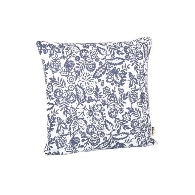 COJIN CHIC 50X50 FLOR INDIGO UNIDAD