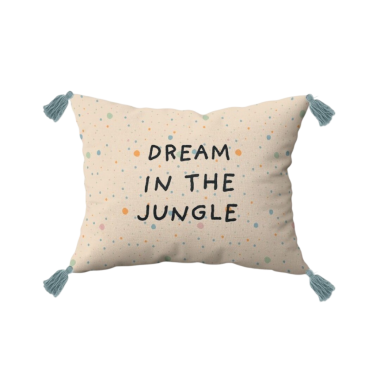 COJIN KIDS 30X40 ALGODON JUNGLE BEIGE UNIDAD