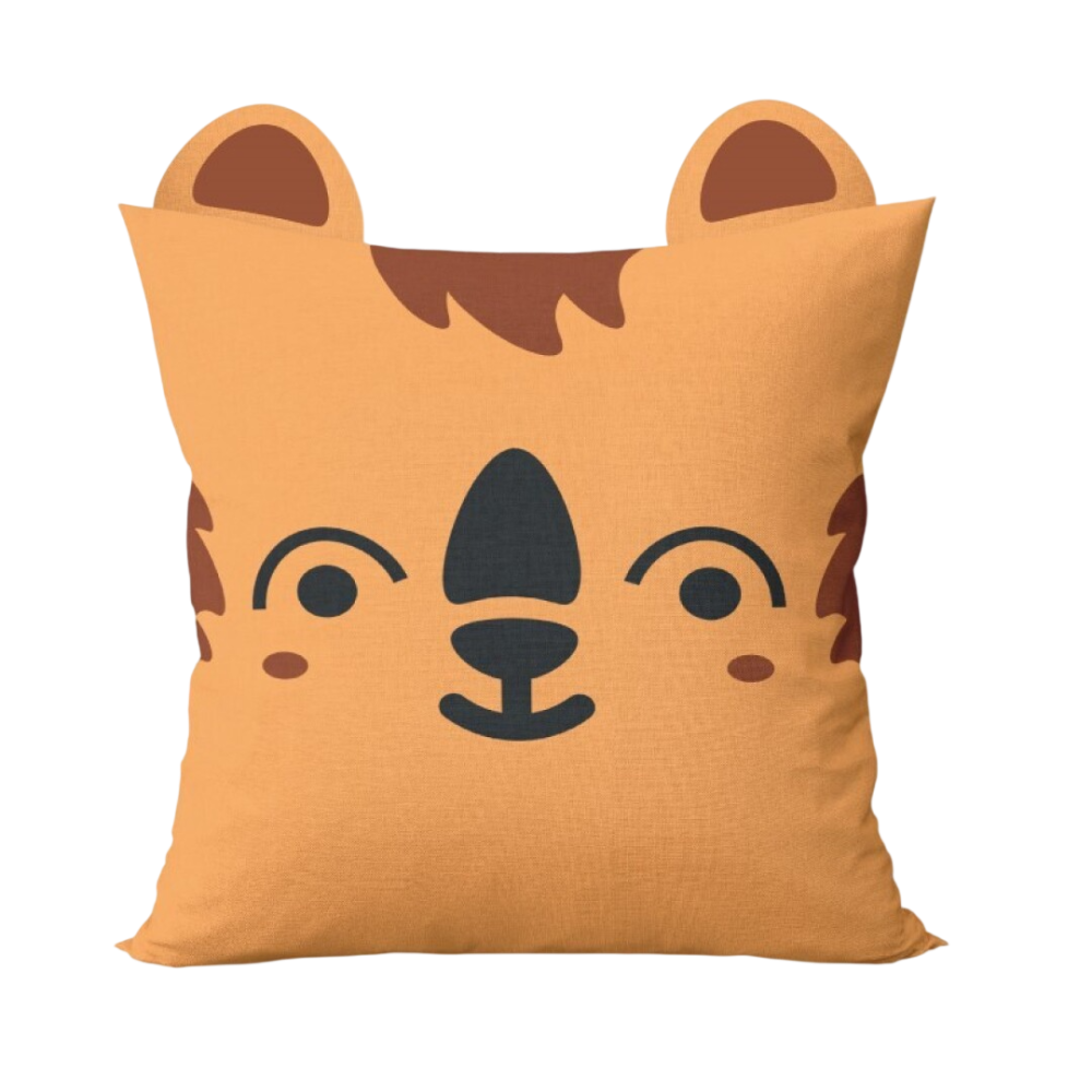 COJIN KIDS 40X40 ALGODON JUNGLE PEACH UNIDAD