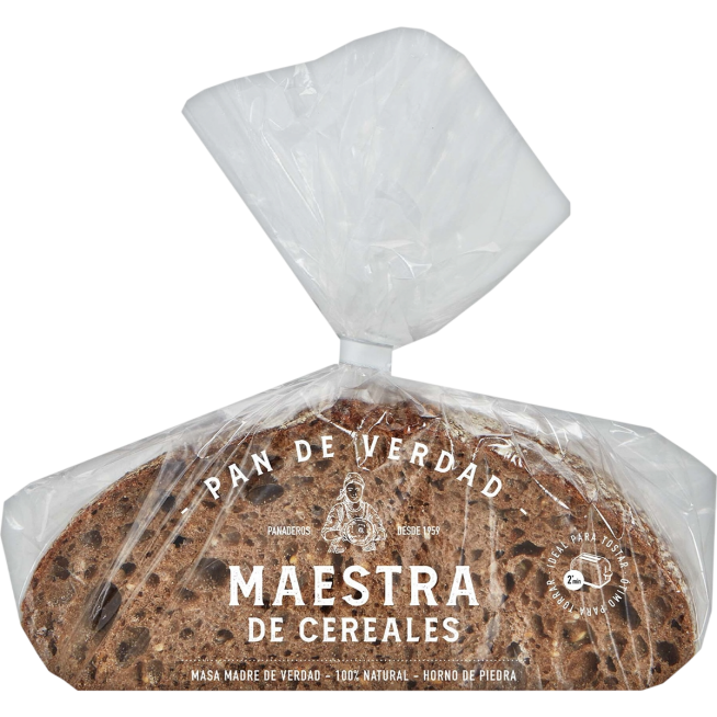 PAN CONGELADO HOGAZA MAESTRA CEREALES P/450 GR