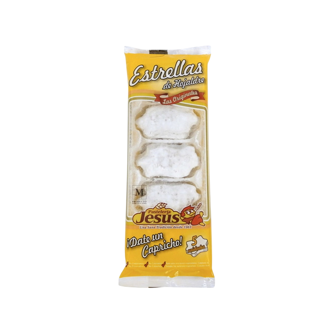 ESTRELLAS DE HOJALDRE PASTELERIA JESUS B/125GR