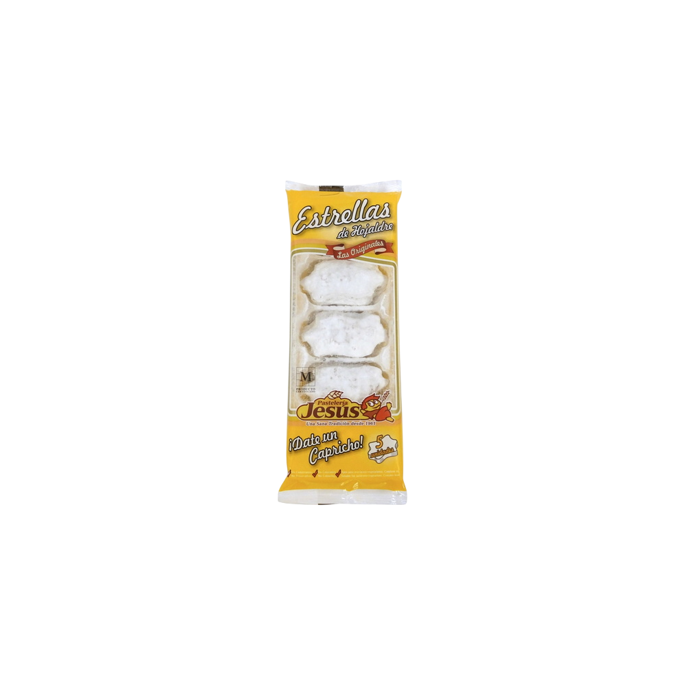 ESTRELLAS DE HOJALDRE PASTELERIA JESUS B/125GR