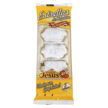 ESTRELLAS DE HOJALDRE PASTELERIA JESUS B/125GR