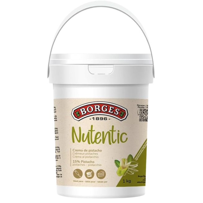 CREMA DE PISTACHO 15% BORGES C/1KGR