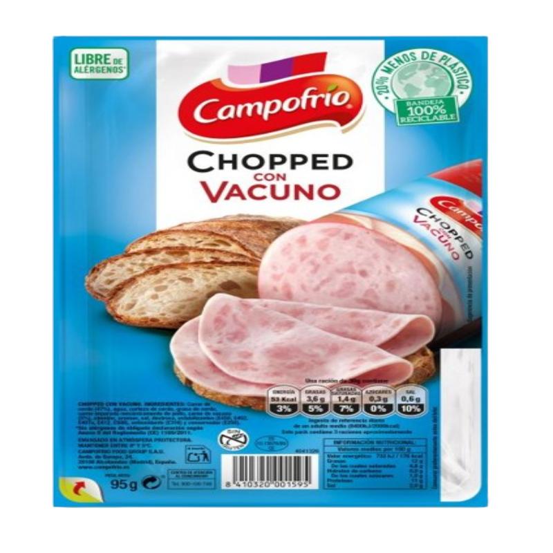 CHOPPED BEEF/TERNERA LONC C/38097 (1€)CAMPF B/95G