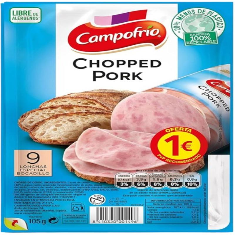 CHOPPED PORK LONCHA CAMPF C/38095 (1€) B/95 GR