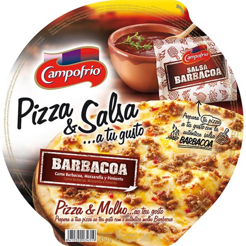 PIZZA CAMPF/410.GR.CARNE/BARBACOA C/3543