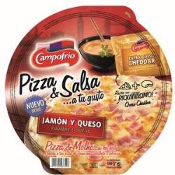 PIZZA CAMPF/360.GR.JAMON/QUESO MASA/FINA C/3350