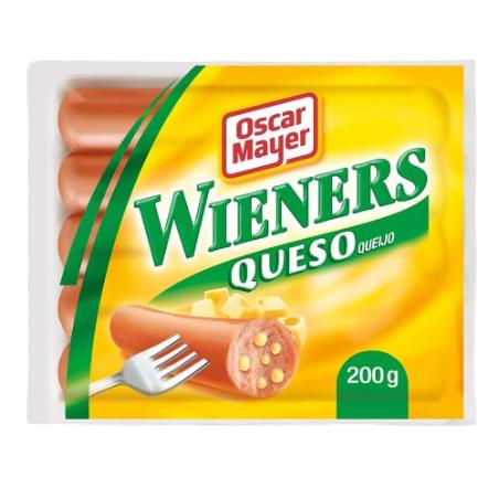 SALCH.C/33557 WIENERS QUESO O.MAYER B/200 GR