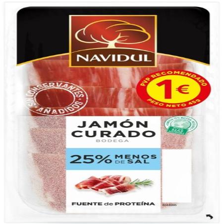 JAMON LONCHA CUR CAMP - SAL C/40646 B/45GR (1€)