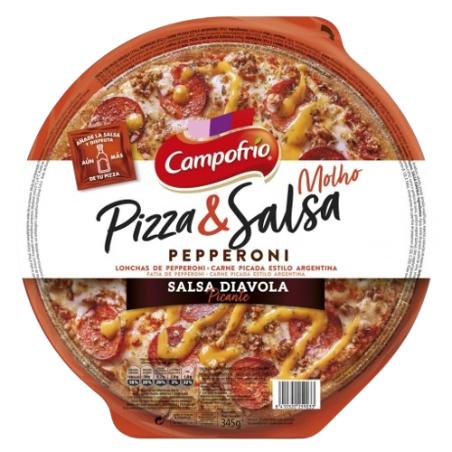 PIZZA CAMPF/345.GR.PEPPERONI PICANTE C/25903