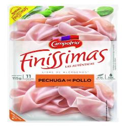 PECHUGA POLLO CAMPF.LONC FINISSIMAS C/1122 115GR