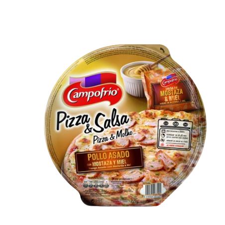 PIZZA CAMPF/355 GR POLLO C/MOSTAZA Y MIEL C/28740