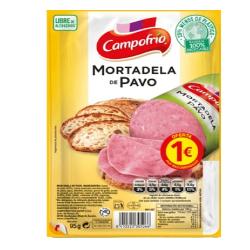 MORTADELA LONCH PAVO C/38105 CAMPOFRI B/95GR (1€)