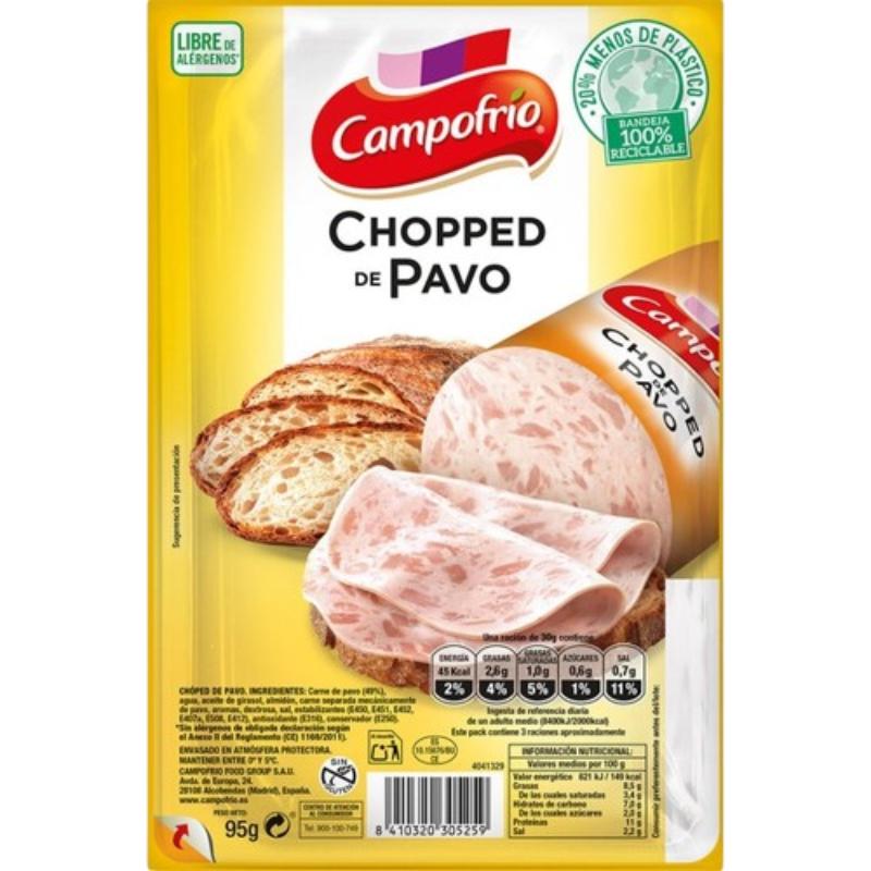 CHOPPED PAVO LONCHA CAMPOFRIO C/38103(1€) B/95 GR