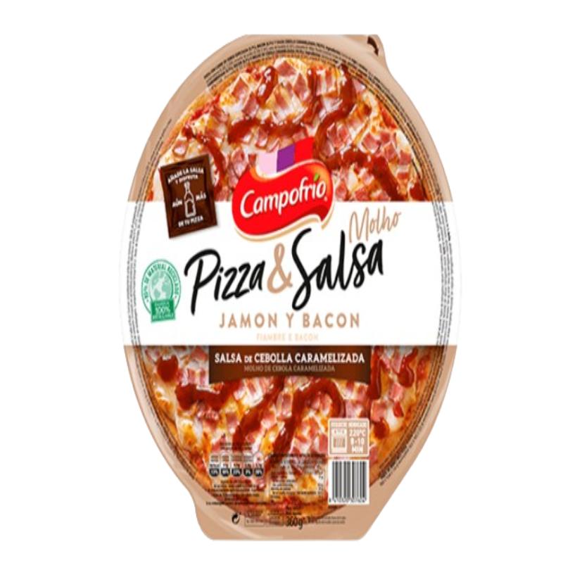 PIZZA CAMPF/360.GR.JAMON/BACON C/CEBOLLA C/30760