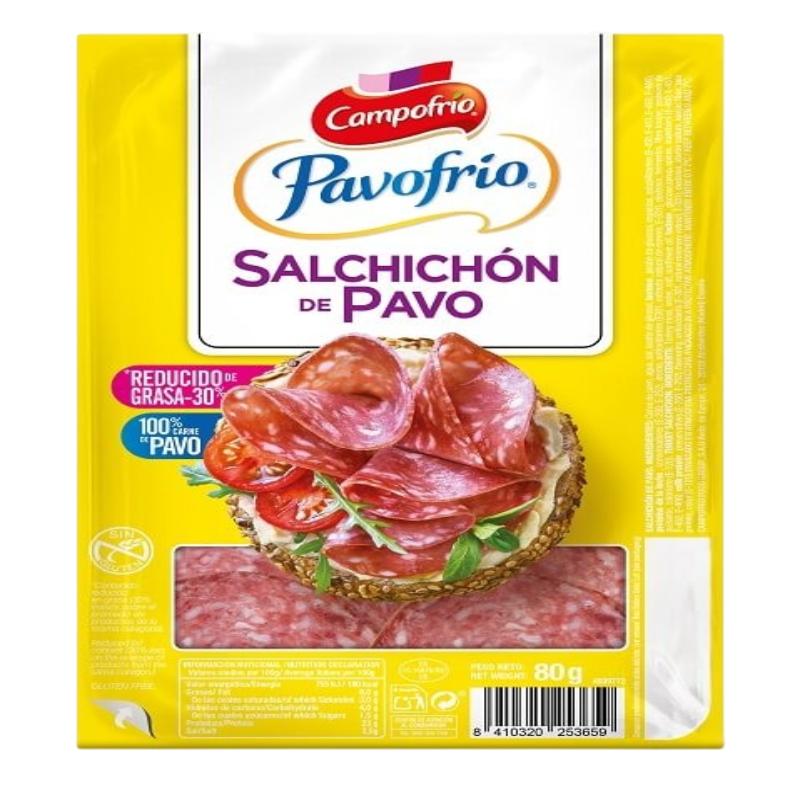 SALCHICHON LONCHA CAMPOFRIO PAVO C/41359 B/65G