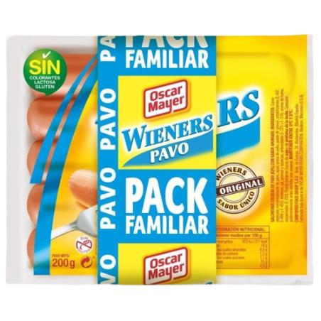 SALCH.C/42568 WIENERS PAVO O.MAYER P/3X200GR